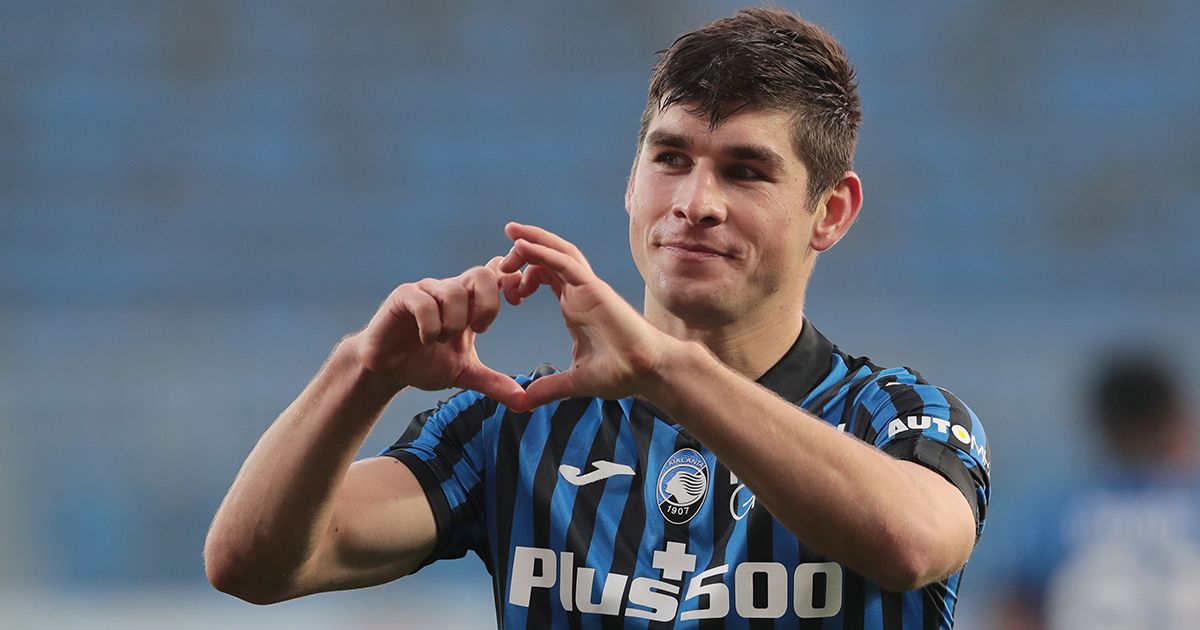 Tottenham target Ruslan Malinovskyi of Atalanta B.C. celebrates after scoring their team&#039;s second goal during the Serie A match between Atalanta BC and ACF Fiorentina at Gewiss Stadium on December 13, 2020 in Bergamo, Italy. Sporting stadiums around Italy remain under strict restrictions due to the Coronavirus Pandemic as Government social distancing laws prohibit fans inside venues resulting in games being played behind closed doors.