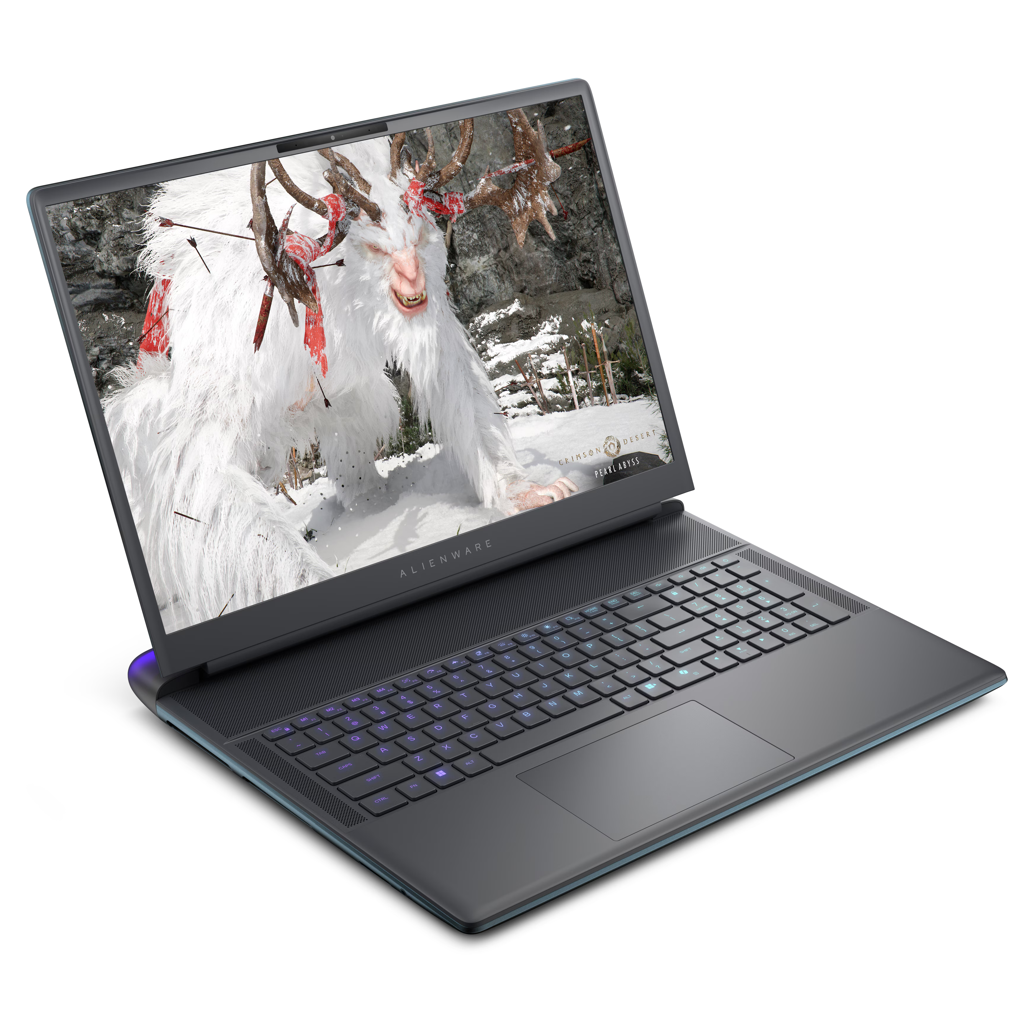 Alienware 18 Area-51 gaming laptop on a white background