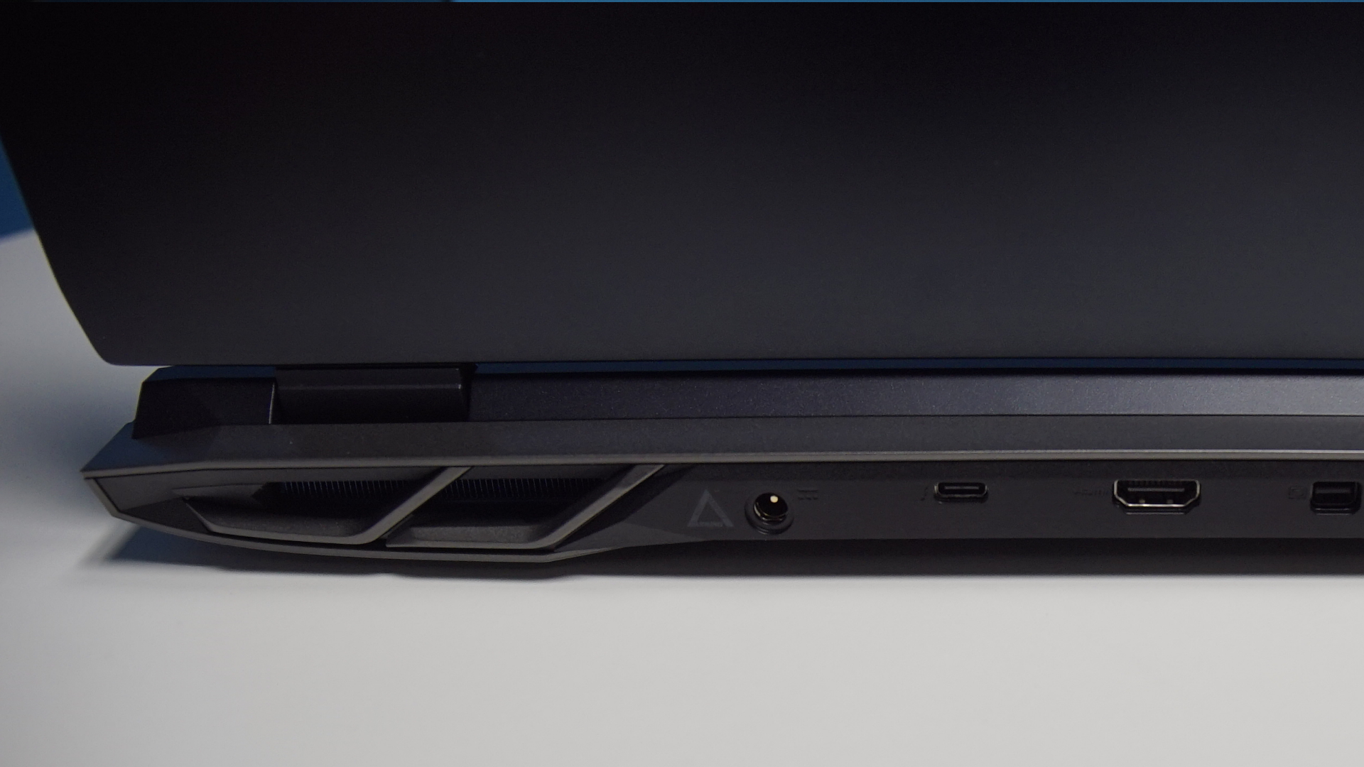 Acer Predator Helios gaming laptop back ports view.