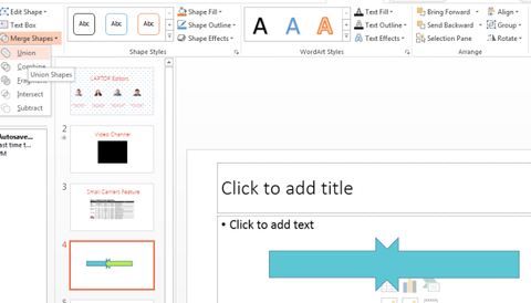 How to Merge Shapes in PowerPoint 2013 | Laptop Mag