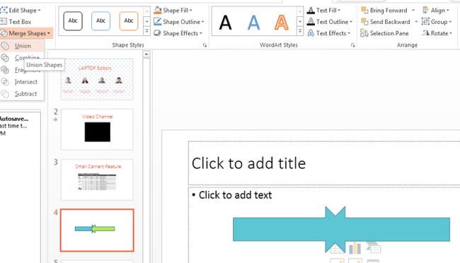How to Merge Shapes in PowerPoint 2013 | Laptop Mag