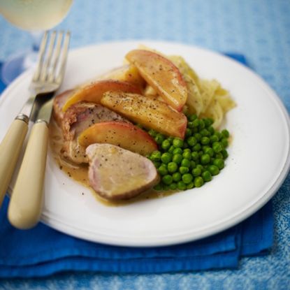 Pork Tenderloin with Apples and Cider Vinegar recipe-recipe ideas-new recipes-woman and home