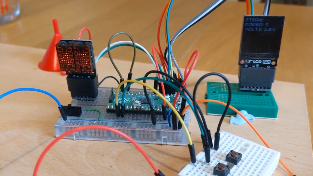 Steam powered Raspberry Pi Pico