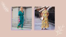 What to wear to a bridal shower street style inspiration jumpsuits and floral dresses