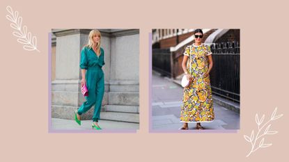 What to wear to a bridal shower street style inspiration jumpsuits and floral dresses