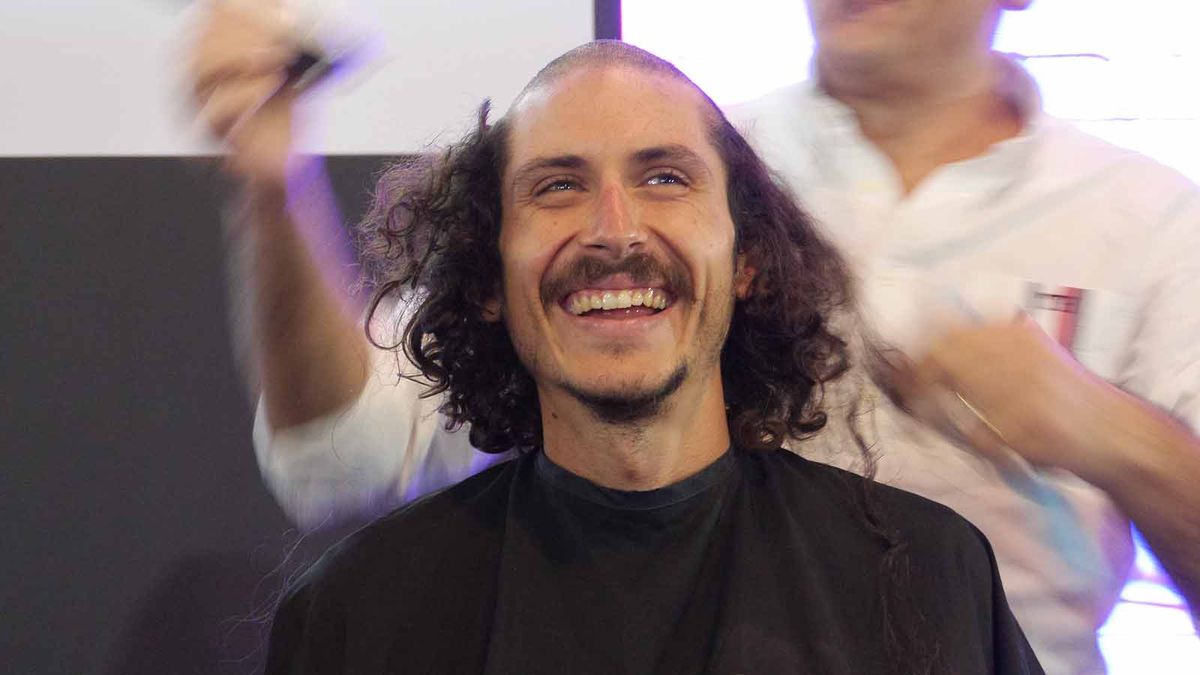 Mitch Docker and Lachlan Morton haircut