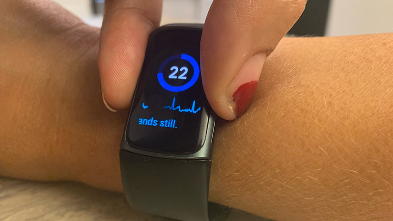 Fitbit Charge 5 EKG okuması alıyor
