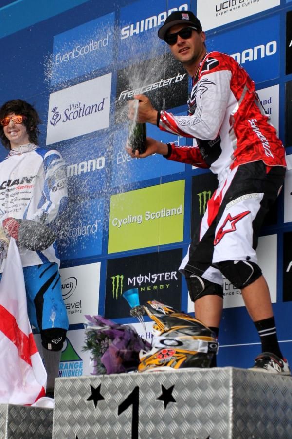 Bubbly time for Greg Minnaar
