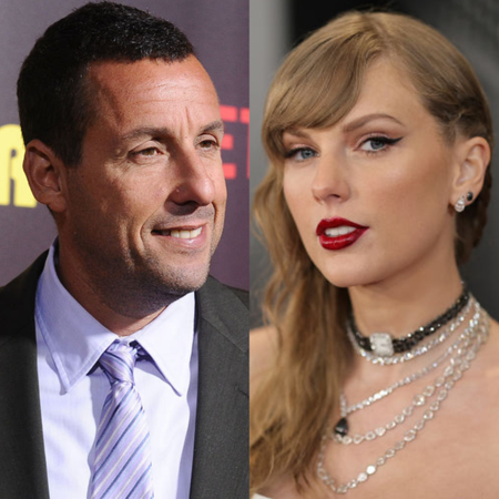 Adam Sandler and Taylor Swift