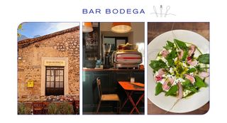 a collage of images featuring the best dining, hotels, shopping, and beaches on Mallorca for a travel guide to the island