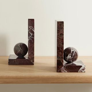 marble book ends
