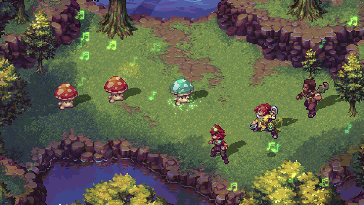 Forge of the Fae; screens from a pixel art indie game