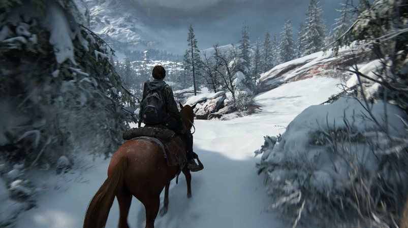 TLOU2 Ellie on horse