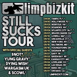 Limp Bizkit tour poster