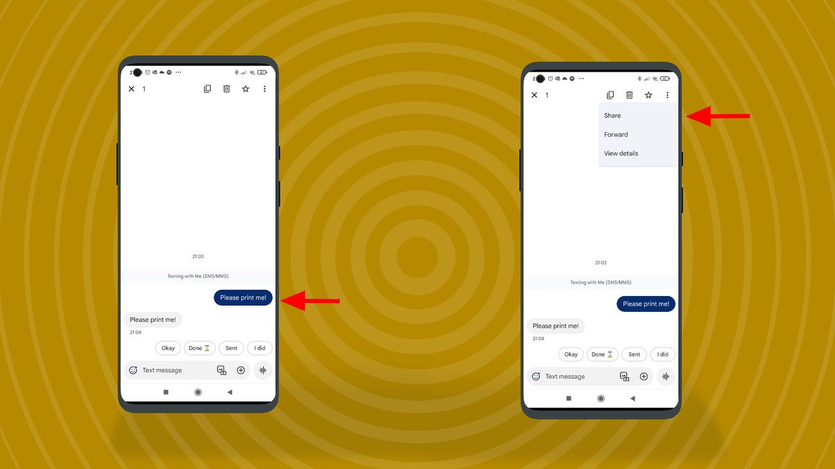 How to print text messages from Android phones | TechRadar
