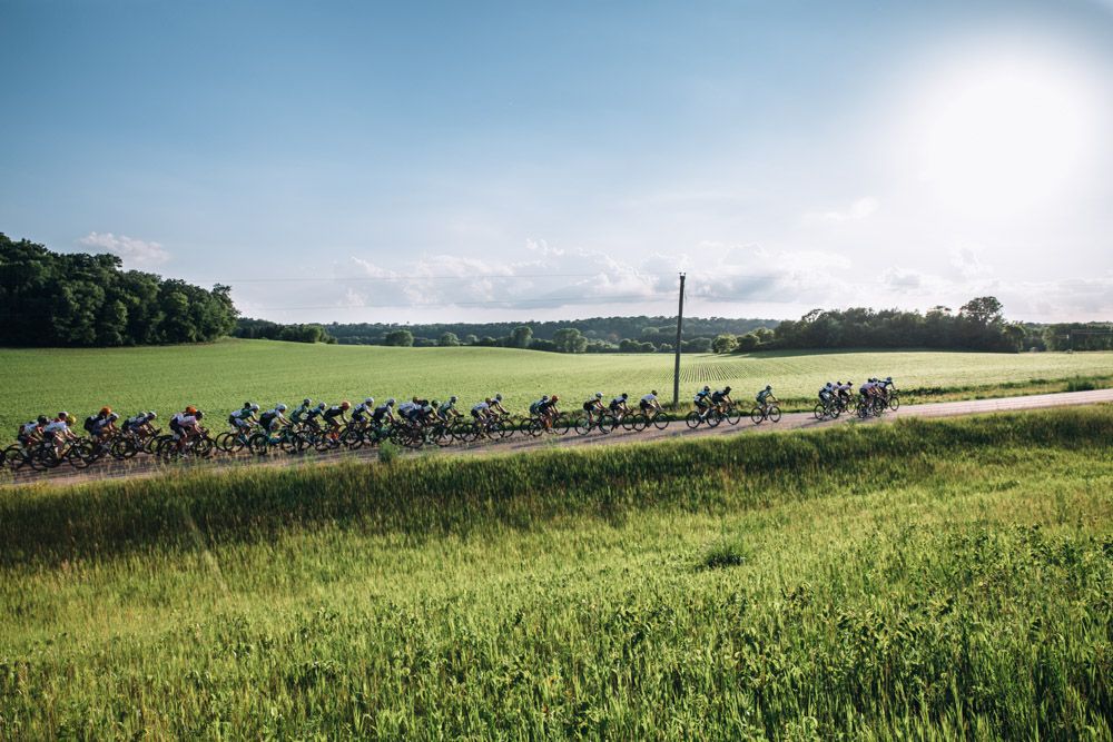 One the peloton left the city of Cannon Falls, this was what they saw for the next several hours.