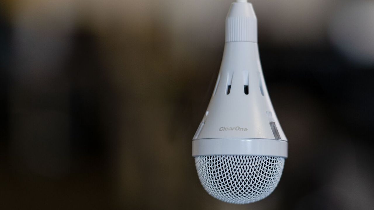 Clearone Launches Ceiling Microphone Array With Built In