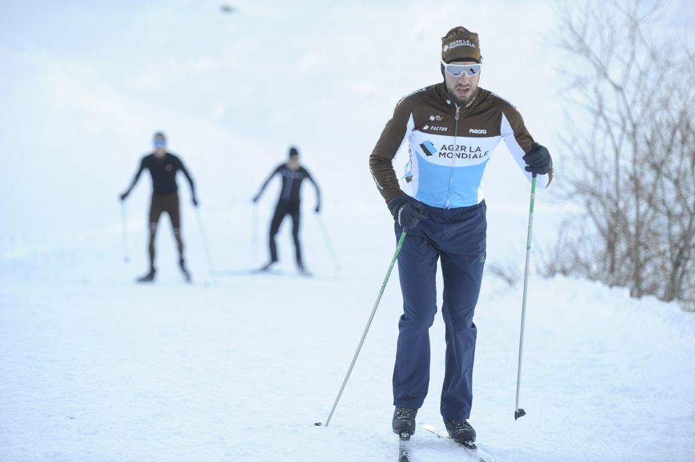 Gediminas Bagdonas on the skis