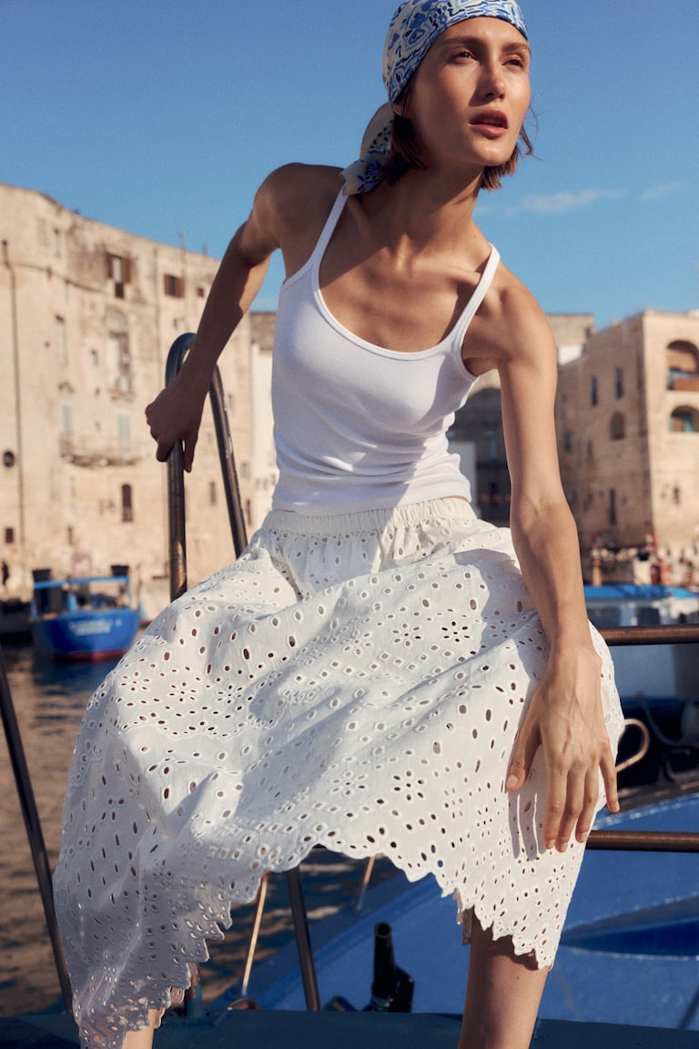 Broderie Anglaise Skirt