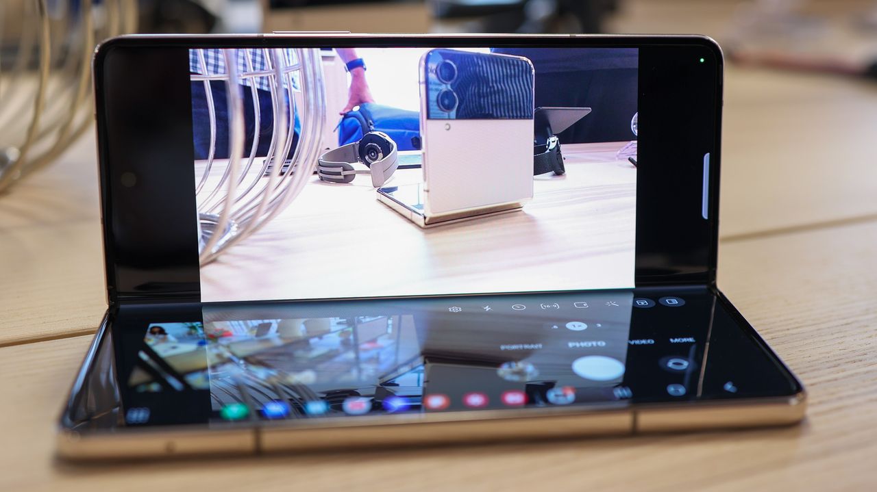 A photo of the Samsung Galaxy Z Fold 4