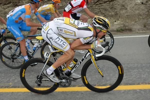 Michael Rogers (HTC-Columbia) en route to taking the overall lead.