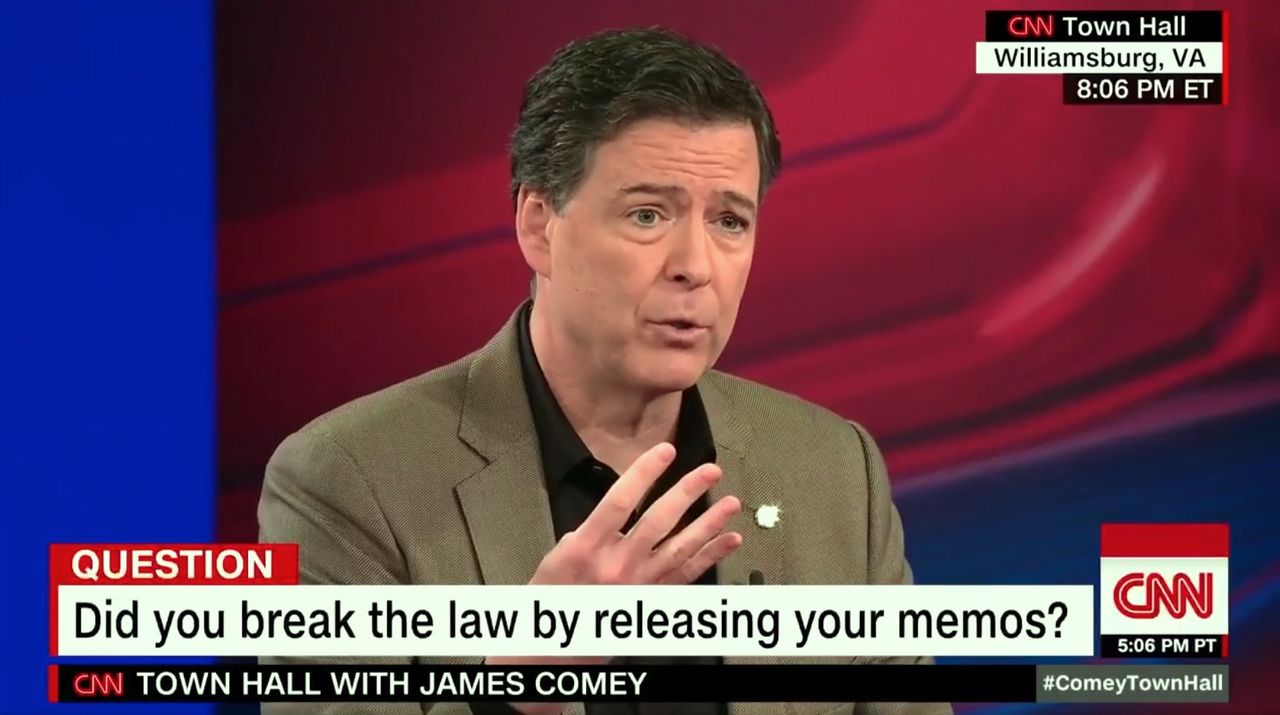 James Comey explains how he leaked his memos