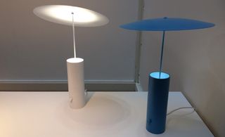 Lamps with large shades