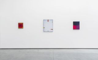 Installation view of Markus Amm’s exhibition at David Kordansky Gallery