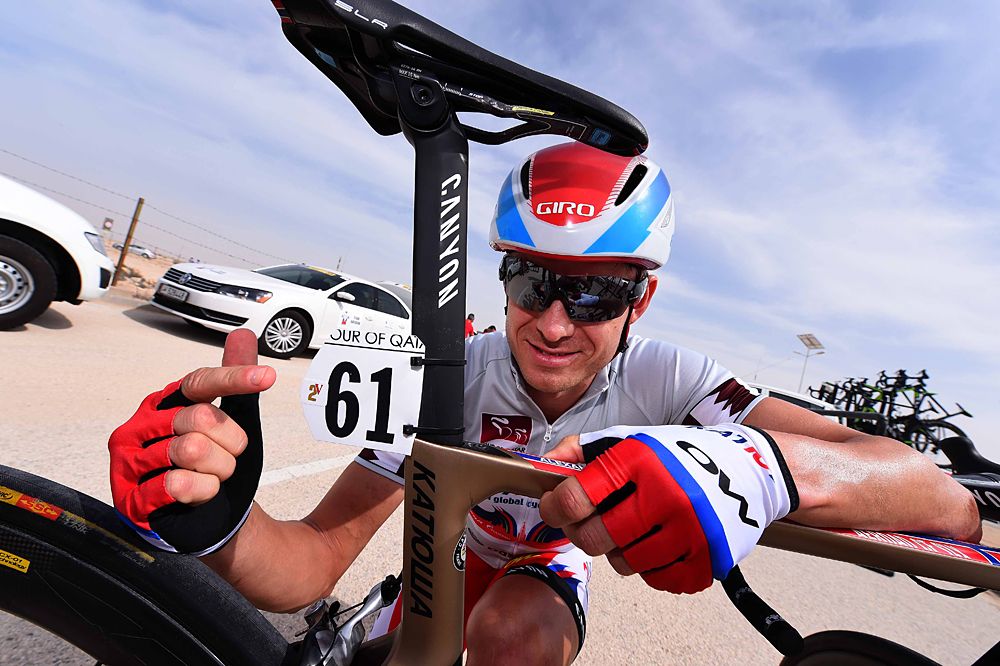Alexander Kristoff (Katusha) before the start of stage 5