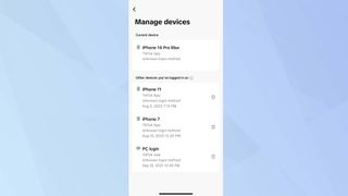 TikTok Security Checkup Manage Devices