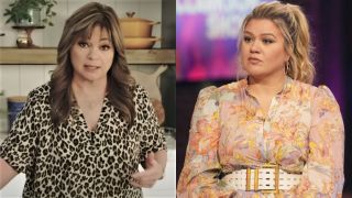 Valerie Bertinelli on Valerie's Home Cooking and Kelly Clarkson on The Kelly Clarkson Show.