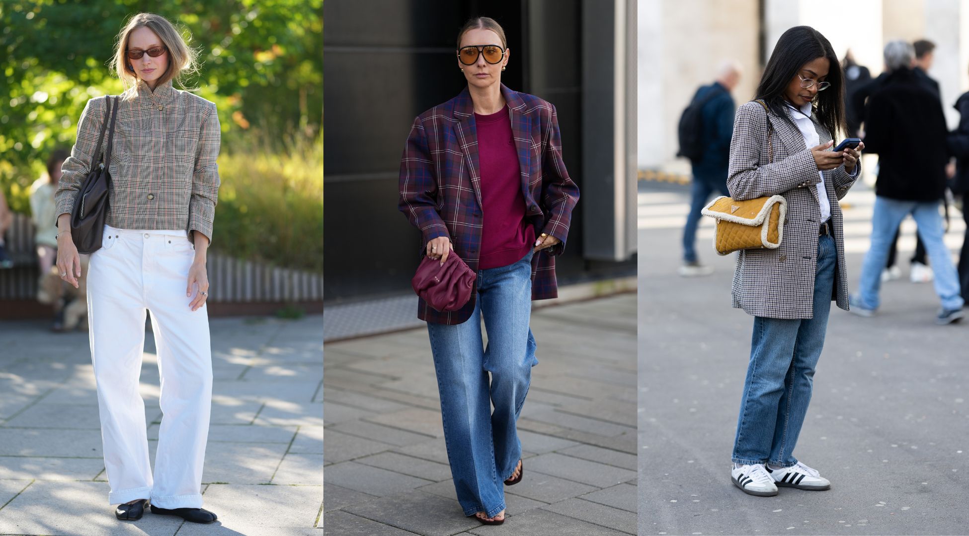 Image of blazer and jeans