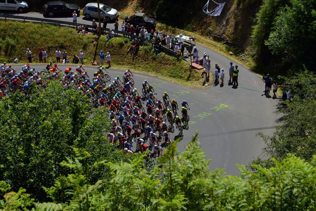 On the road to Albi on stage 10 of the Tour de France