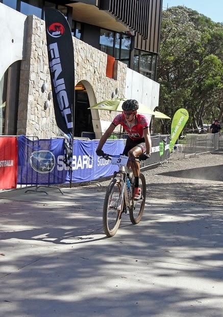 Michael Crosbie was the second best U23 men's rider and fourth in the elite category