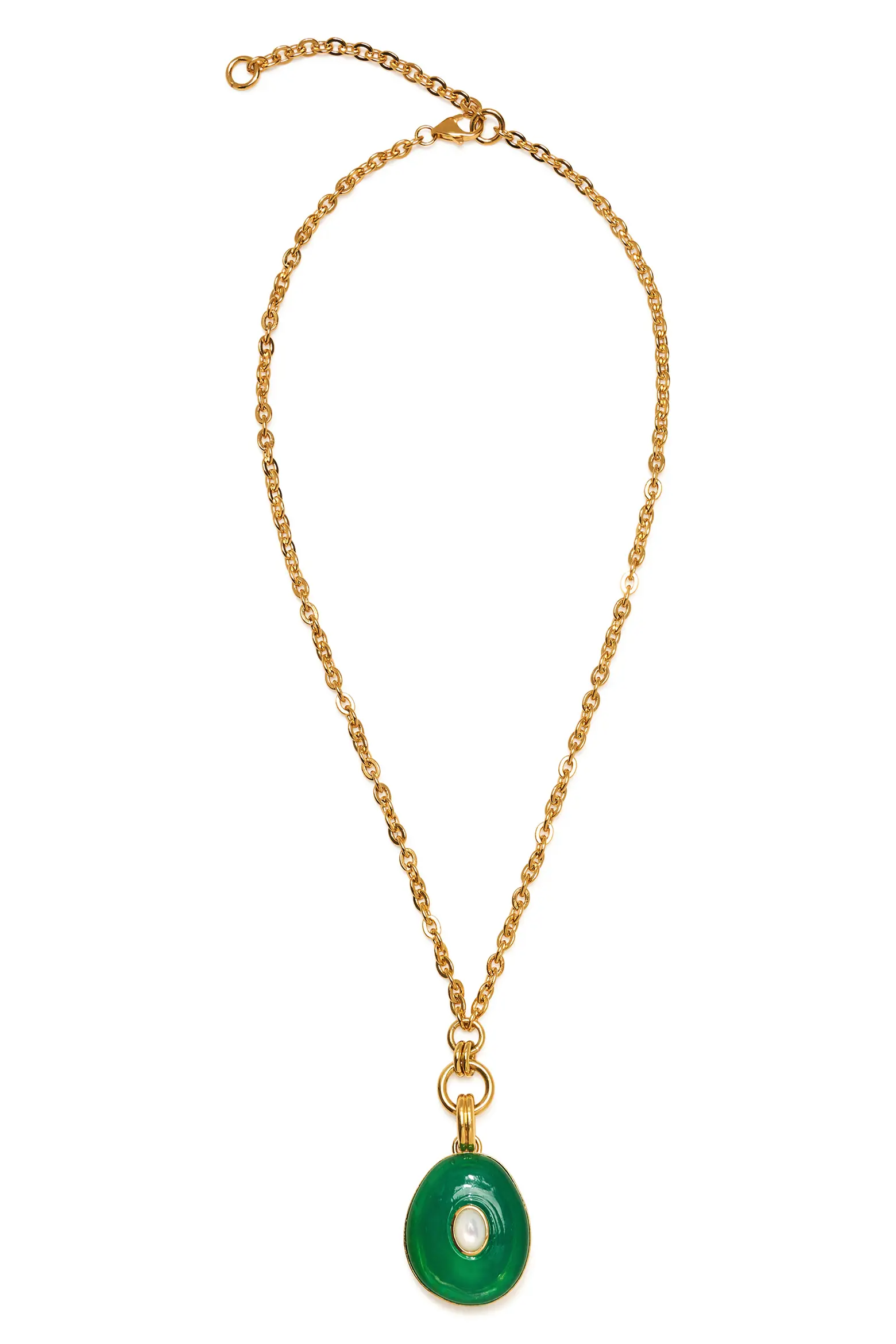 Lizzie Fortunato, Glass Drift Pendant Necklace