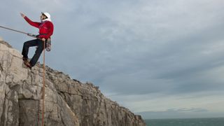 what is coasteering: sea cliff climbing