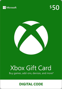 12. Xbox Gift Card: $50 @ Best Buy