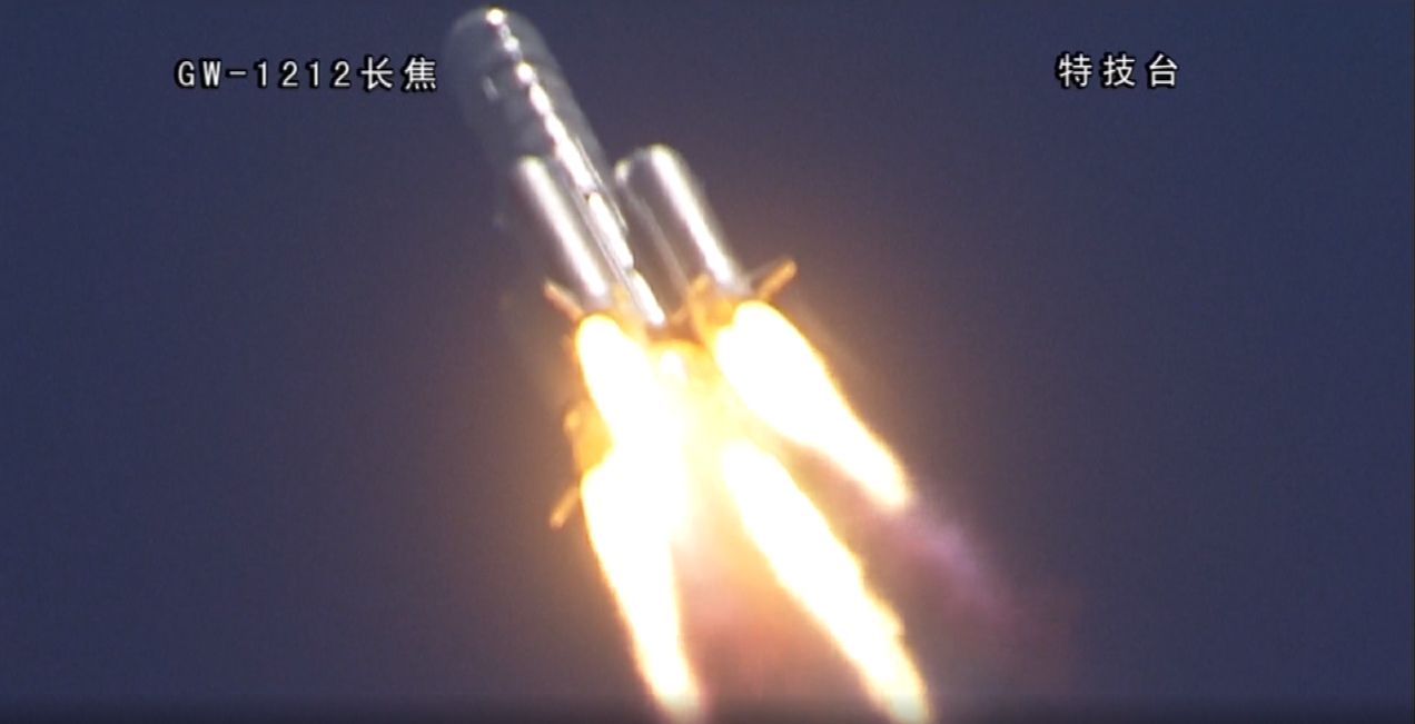 A Chinese Long March 5 rocket launches the China National Space Administration's Tianwen-1 Mars rover, lander and orbiter from Wenchang Satellite Launch Center on Hainan Island on July 23, 2020.