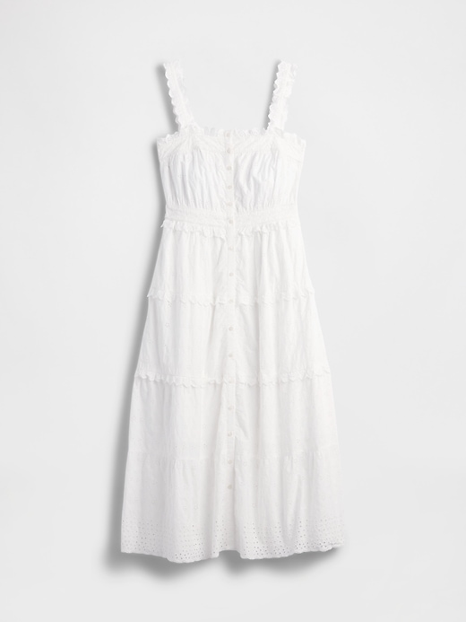 Gap &amp;times; D&amp;Ocirc;en Eyelet Midi Dress