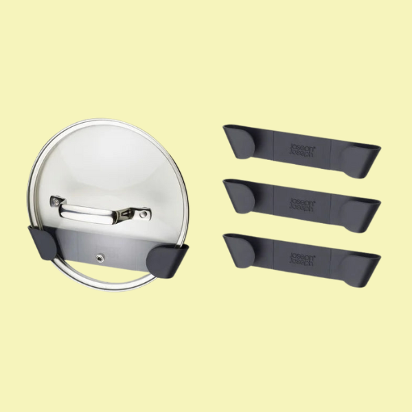 Joseph Joseph, Cupboardstore&amp;trade; Set of 4 Grey Pan Lid Holders