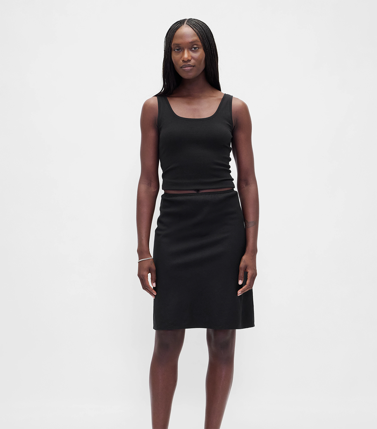 Gap, Linen-Blend Bias-Cut Skirt