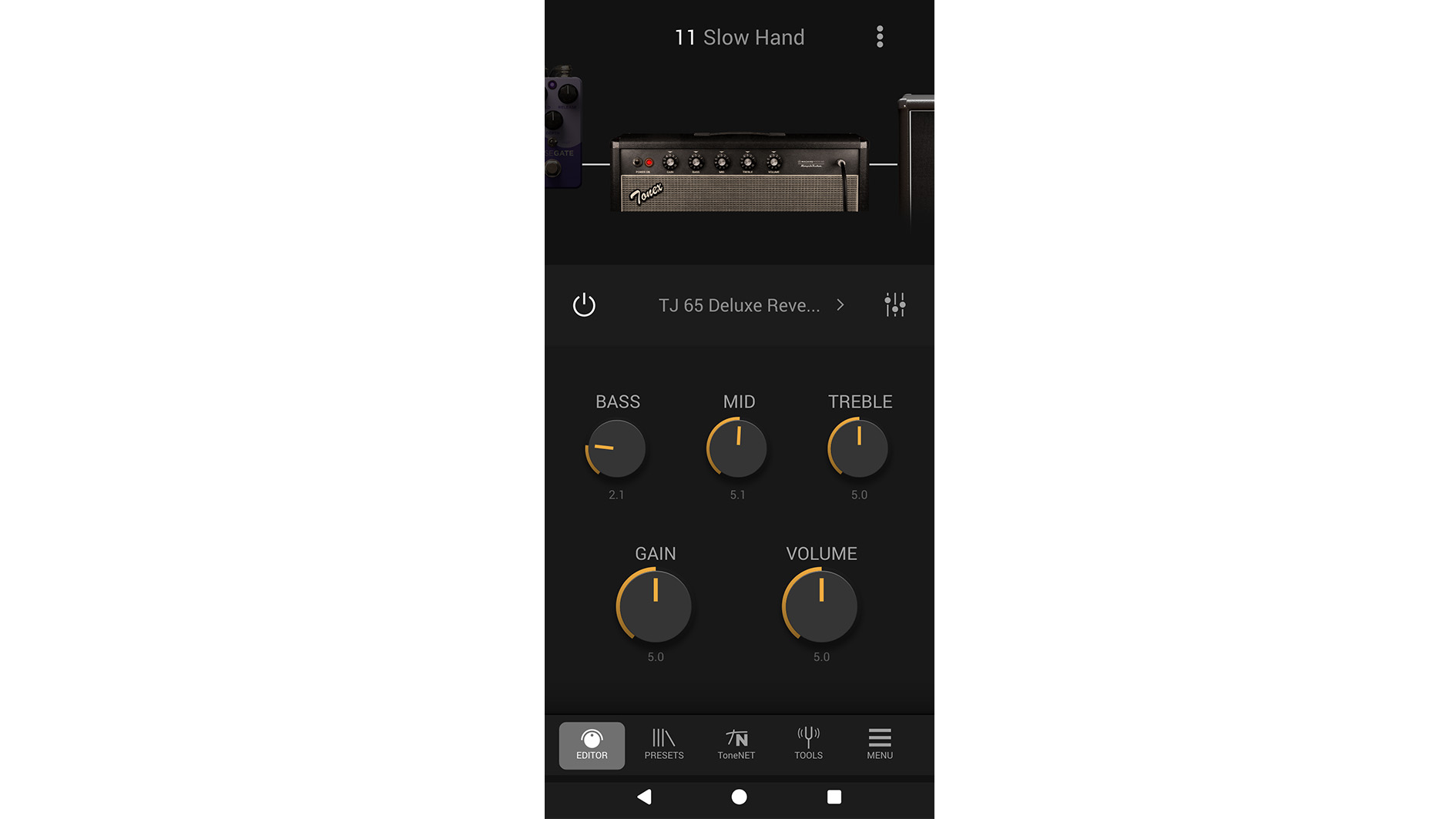 Tonex Control App
