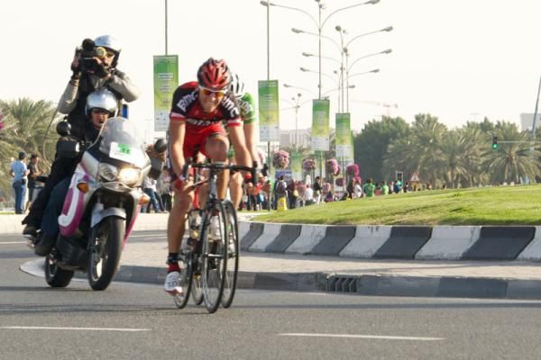 Greg Van Avermaet (BMC Racing Team) leads the break