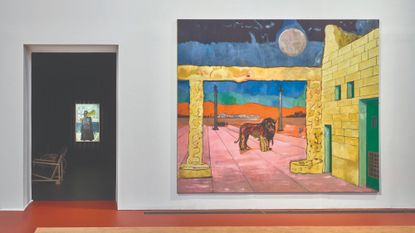 Peter Doig's painting at the Serpentine Gallery