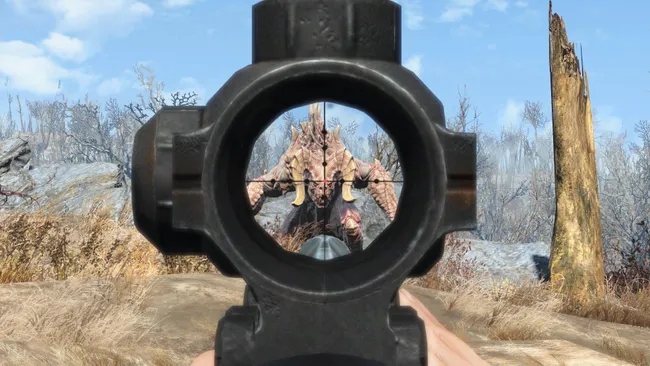 Fallout 4 Mod: прозрачные прицелы