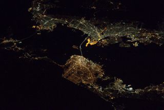 San Francisco from ISS by Astronaut Scott Kelly