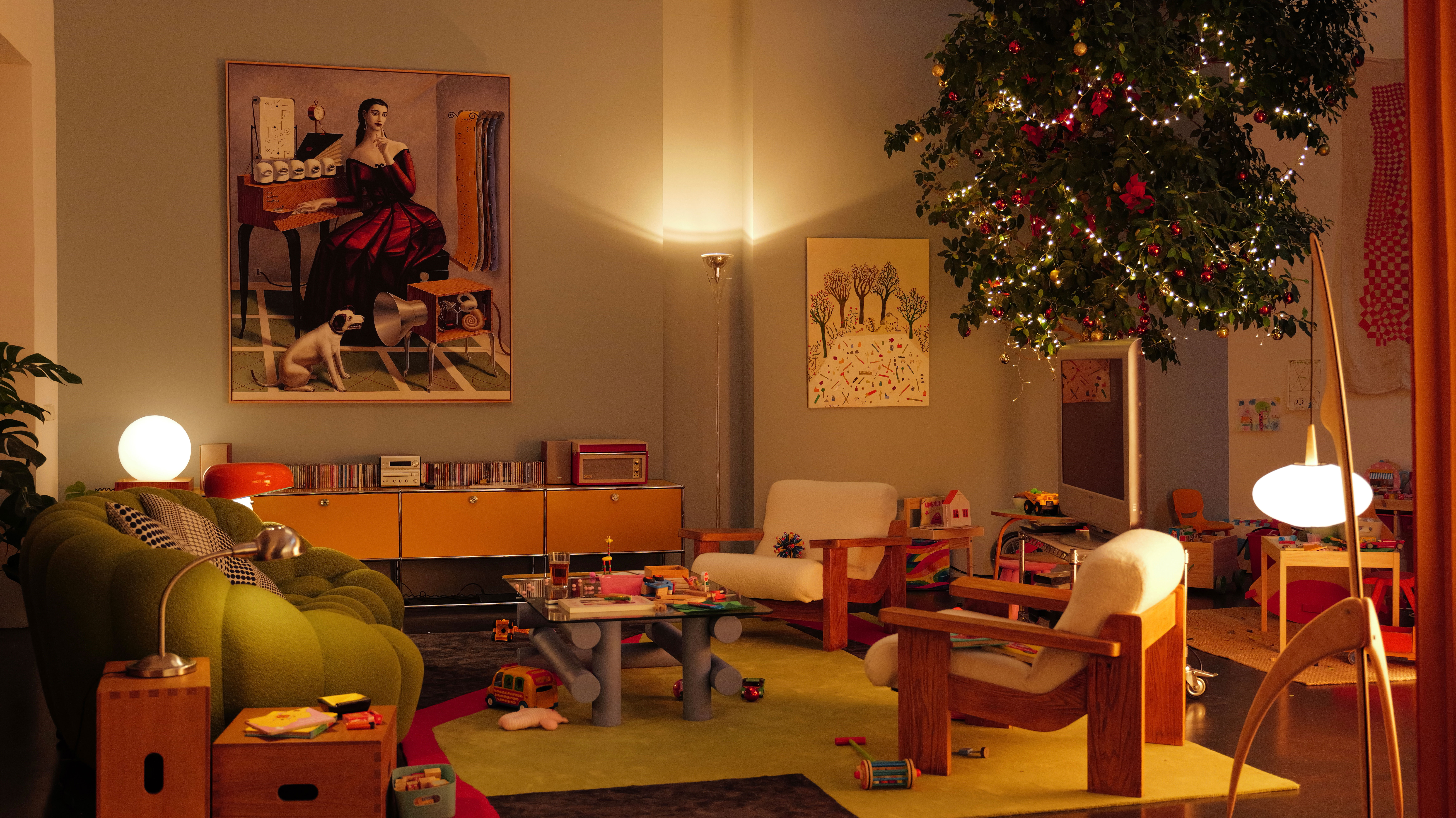 Pedro Almodovar Bitter Christmas set design