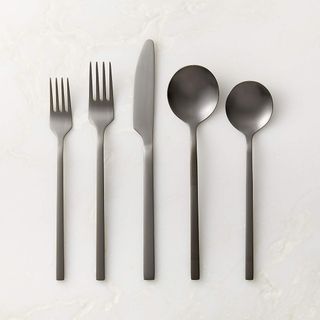 silver flatware set