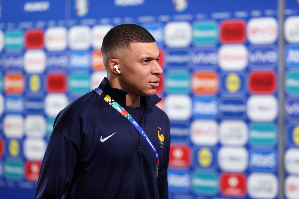 Kylian Mbappe of France arrives at the stadium prior to during the UEFA EURO 2024 Semi-Final match between Spain and France at Munich Football Arena on July 09, 2024 in Munich, Germany. (Photo by Joosep Martinson - UEFA/UEFA via Getty Images) Amazon Prime Day