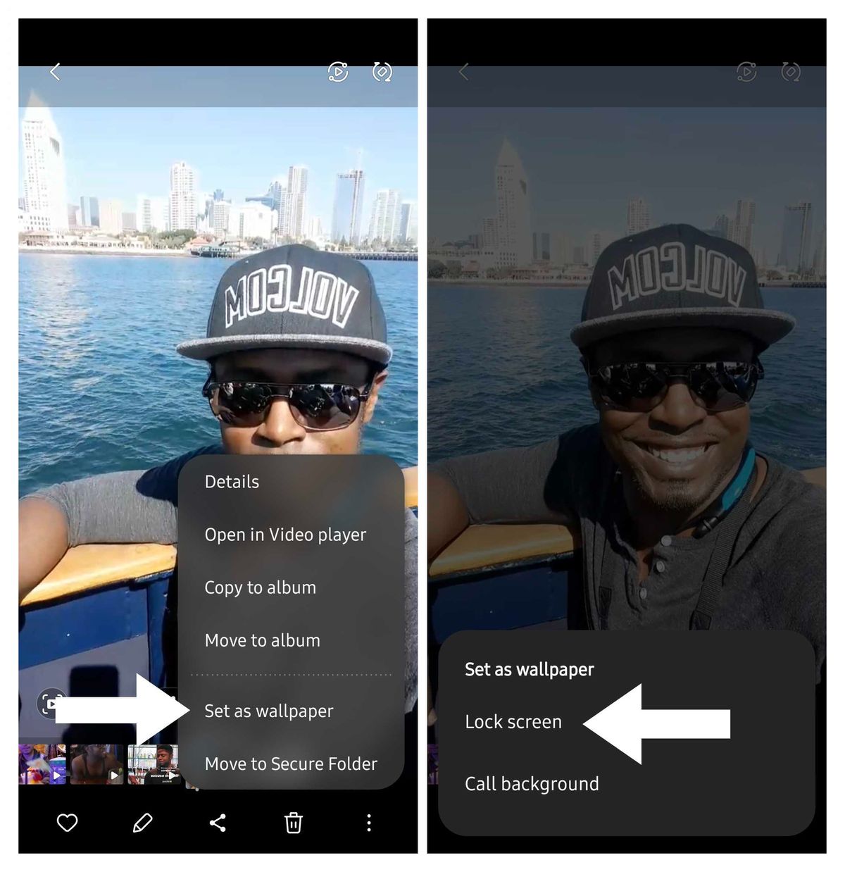 Como definir um papel de parede de vídeo como tela de bloqueio em um